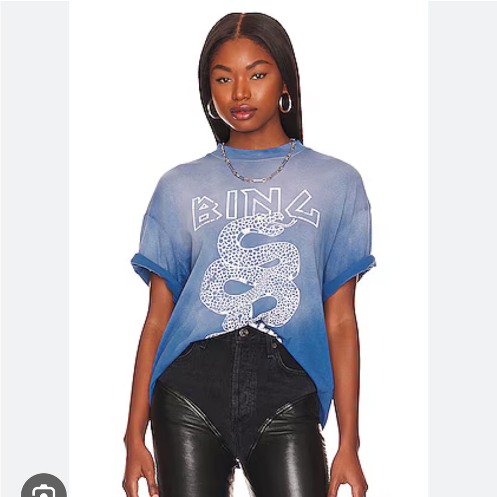 ANINE Bing Ashton tee snake NWOT